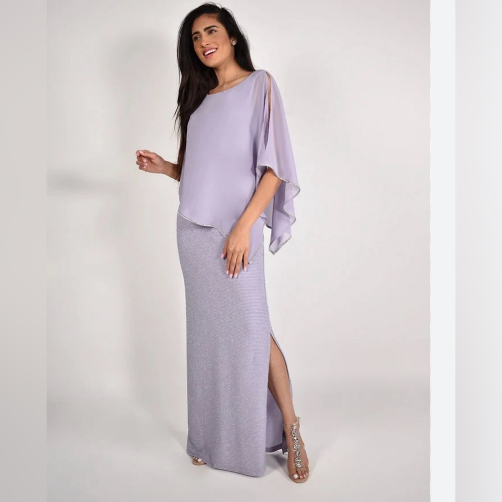 Frank Lyman Design Sparkling Lavender Dress